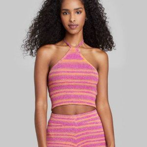 Cropped Sweater Tank Top